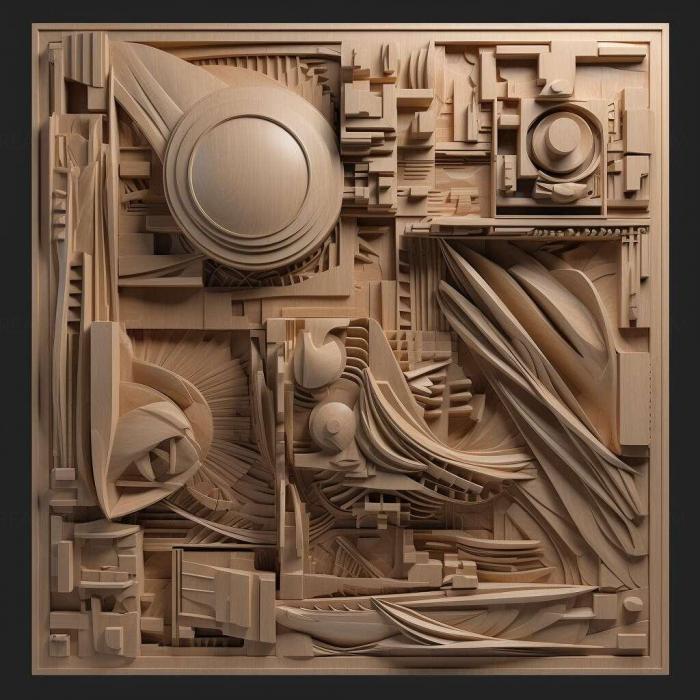 نموذج ثلاثي الأبعاد لآلة CNC 3D Art 